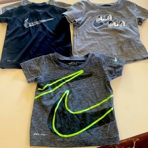 3 Nike Boys Shirts Size 12 M